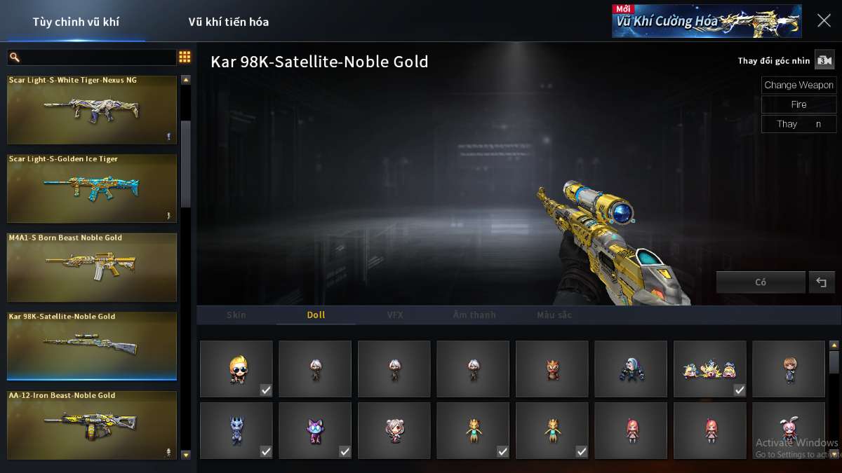 shop acc cf uy tin gia re